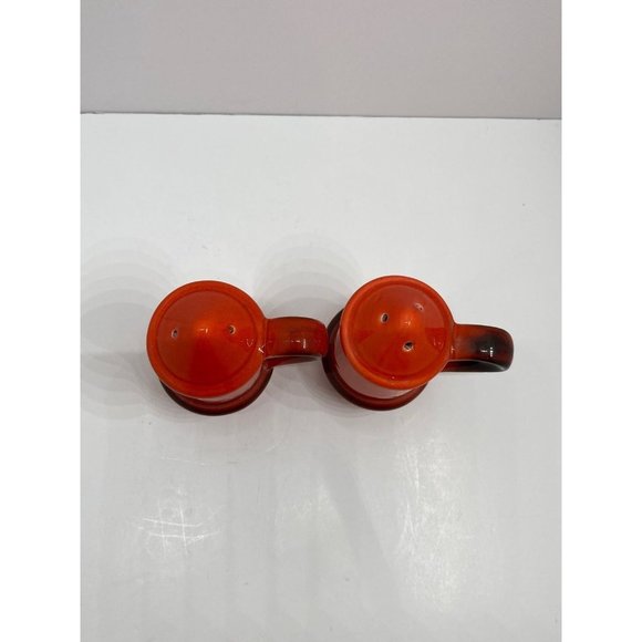 Vintage Metlox Poppytail Red Rooster Red Salt and Pepper Shaker - Picture 4 of 11